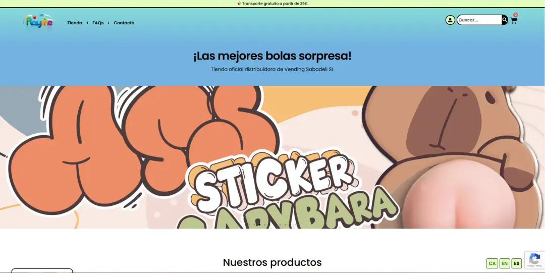 Playme Shop - Tienda oficial distribuidora de Vending Sabadell SL